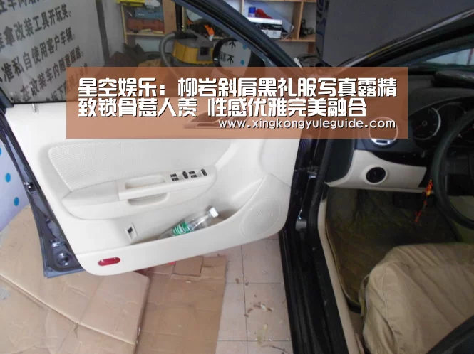 星空娱乐:柳岩斜肩黑礼服写真露精致锁骨惹人羡 性感优雅完美融合(图3) 星空游戏官网